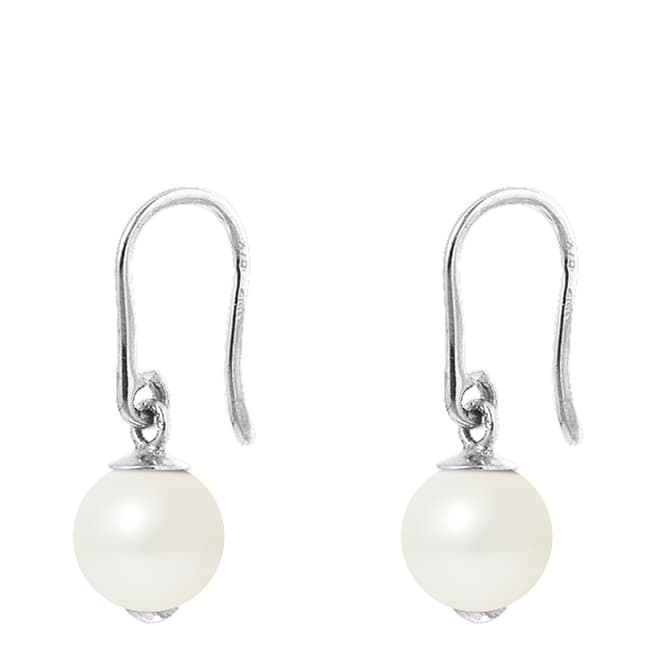 Ateliers Saint Germain Natural White Pearl Earrings 8-9mm