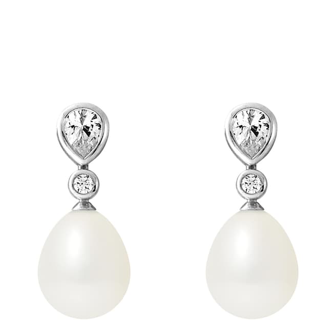 Ateliers Saint Germain White/Silver Tahiti Pearl Earrings