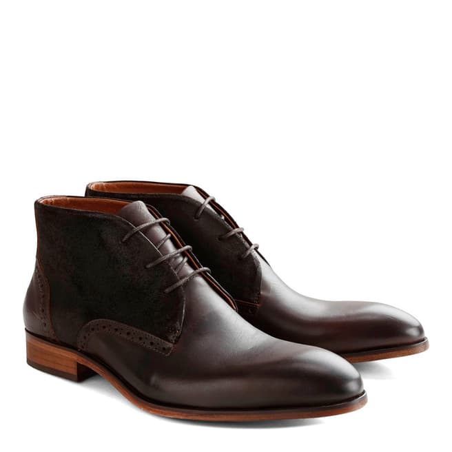 DenBroeck Brown Leather/Suede Cedar St. Boots
