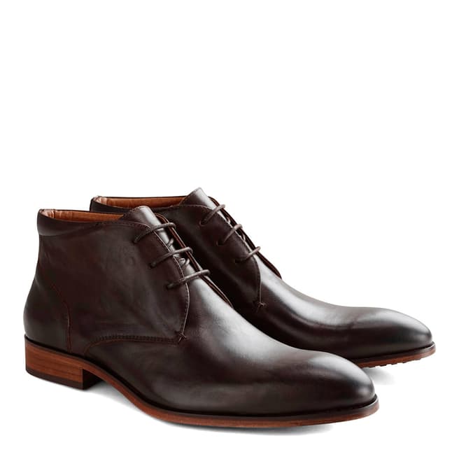 DenBroeck Brown Leather John St. Boots