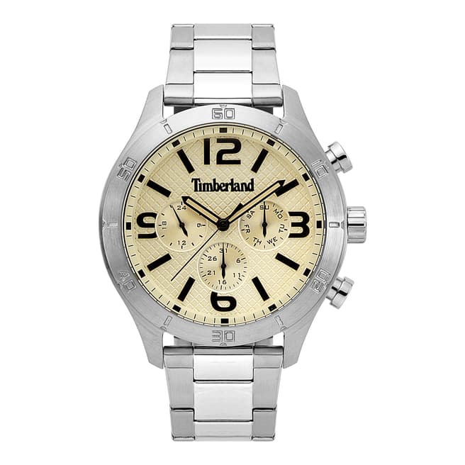 Timberland Khaki  Stranton Stainless Steel Bracelet Watch
