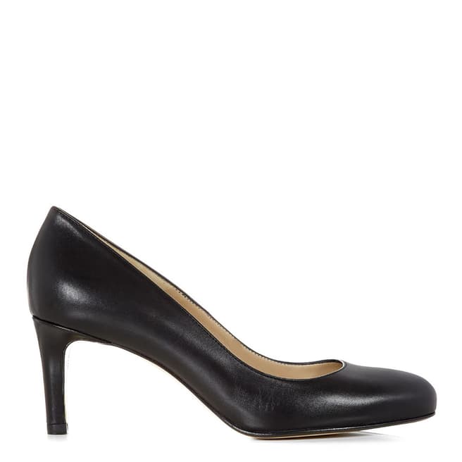 Hobbs London Black Leather Lizzie Courts
