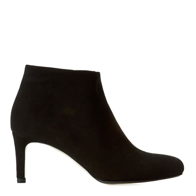 Hobbs London Black Suede Lizzie Ankle Boots