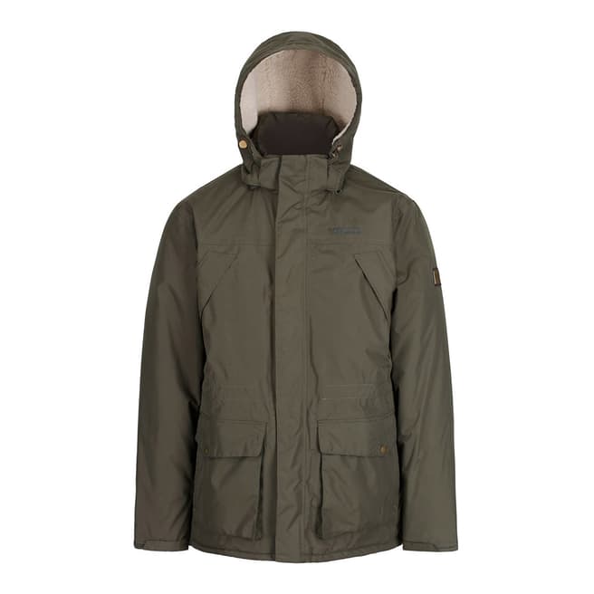 Regatta Dark Khaki Perran Waterproof Insulated Jacket
