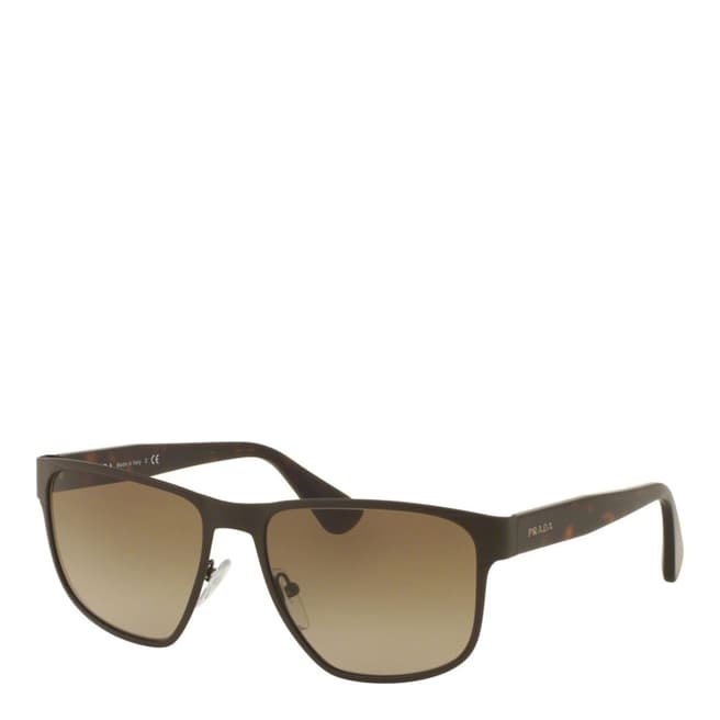 Prada Men's Brown Prada Sunglasses 55mm