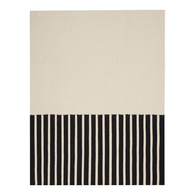 Calvin Klein Ivory/Black Nashville Rug 213x152cm