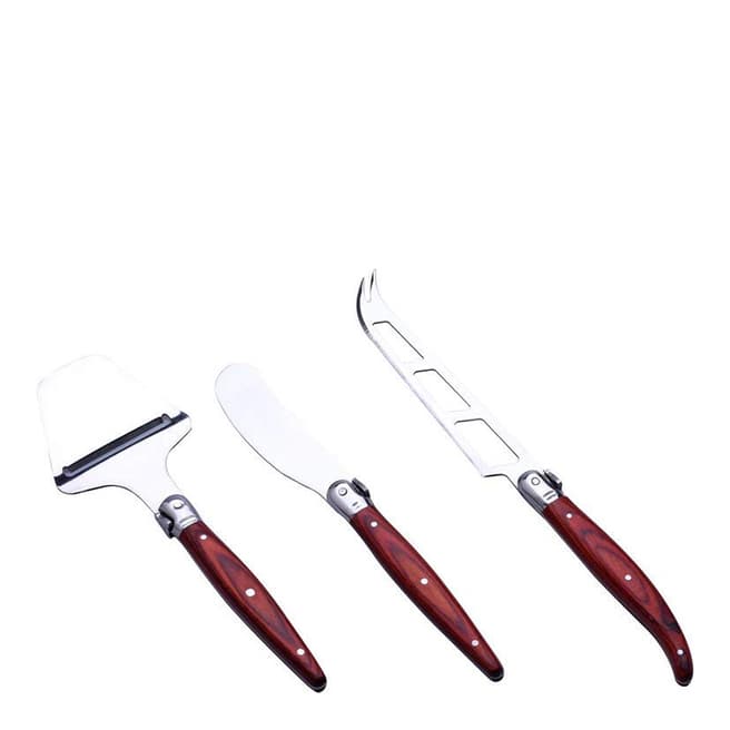Laguiole Set of 3 Butter & Cheese Knives