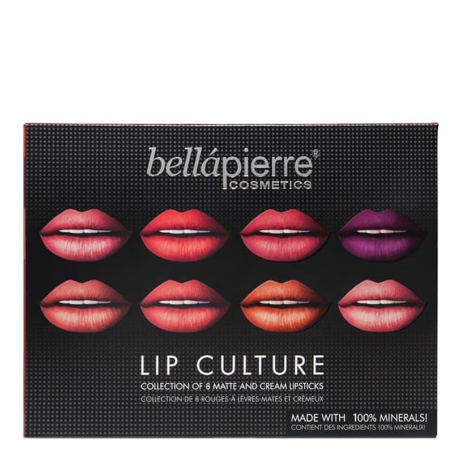 bellapierre Lip Culture Collection 8 Matte & Cream Lipsticks