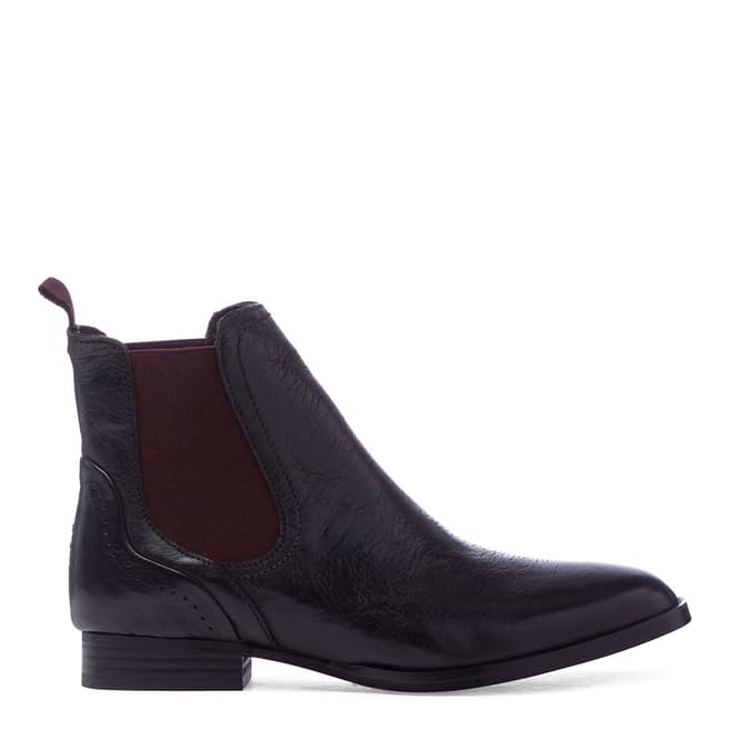 Oliver Sweeney Black Leather Beja Classic Chelsea Boots