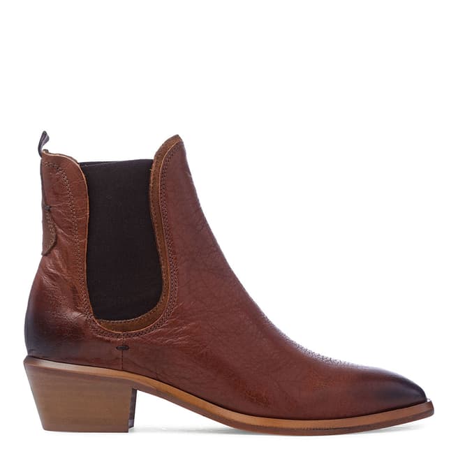 Oliver Sweeney Tan Leather Serpa Ankle boots