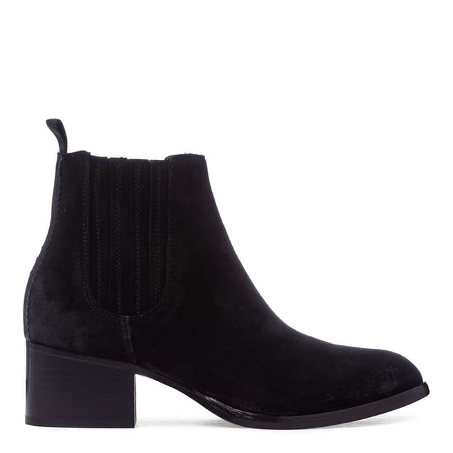 Oliver Sweeney Black Suede Amendoa Heeled Chelsea Boots