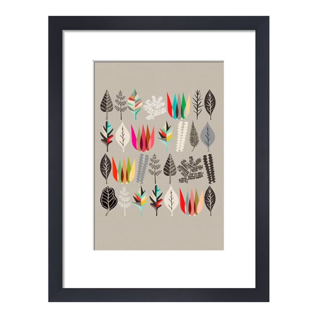 Inaluxe Botanical Assembly 36x28cm Framed Print