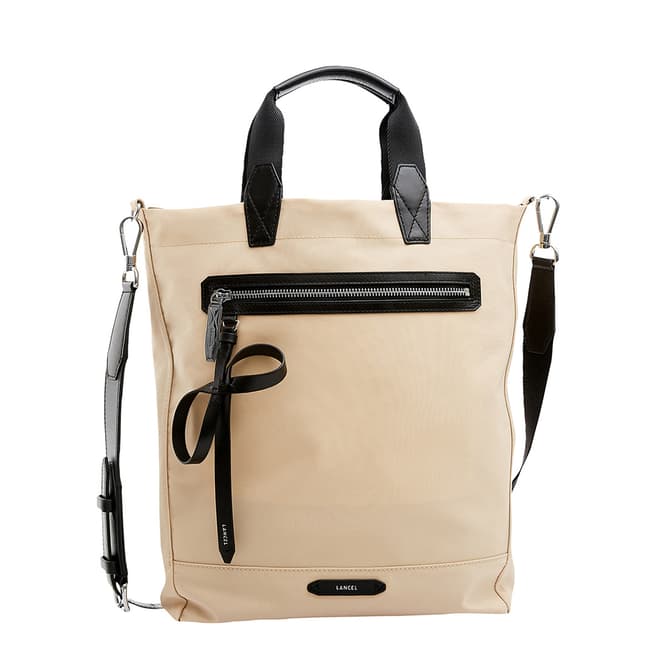 Lancel Sahara/Khaki Large Reversible Tote Bag