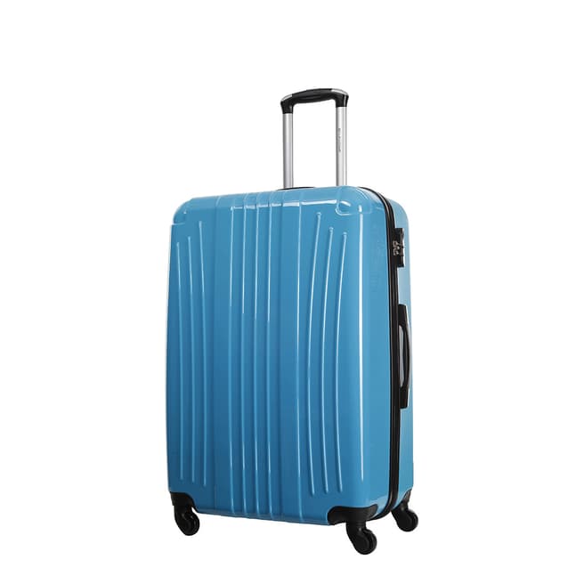 Platinium Blue Grimsby 4 Wheel Cabin Suitcase 50cm