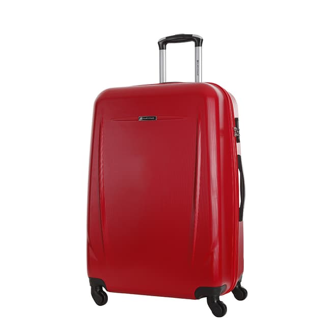 Platinium Red 4 Wheel Suitcase 60cm