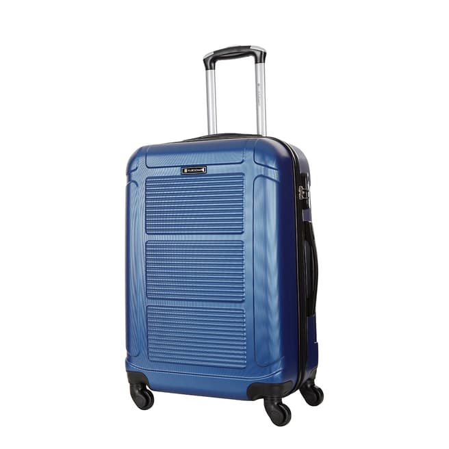 Platinium Blue Basildon 4 Wheel Suitcase 60cm