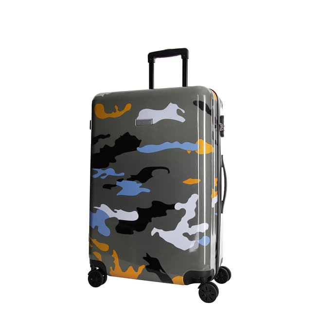 Platinium Camoflauge Marshall 8 Wheeled Suitcase 50cm