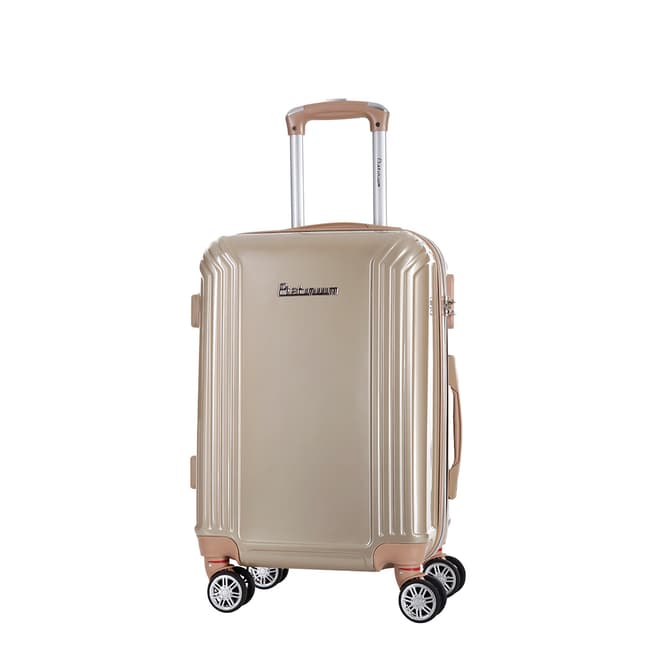Platinium Biege Akina Wheel Suitcase 50cm