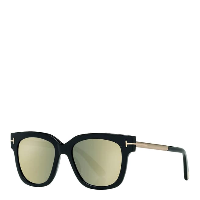Tom Ford Women's Black/ Gold Sunglasses 53mm