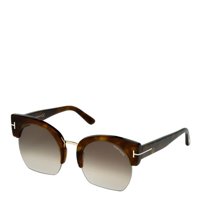Tom Ford Women's Brown Havana Tom Ford Sunglasses 55mm