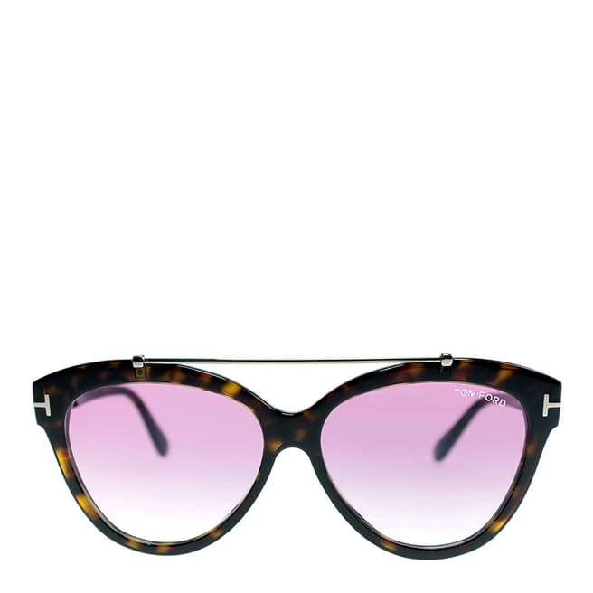 Tom Ford Women's Dark Brown Sunglasses 58mm
