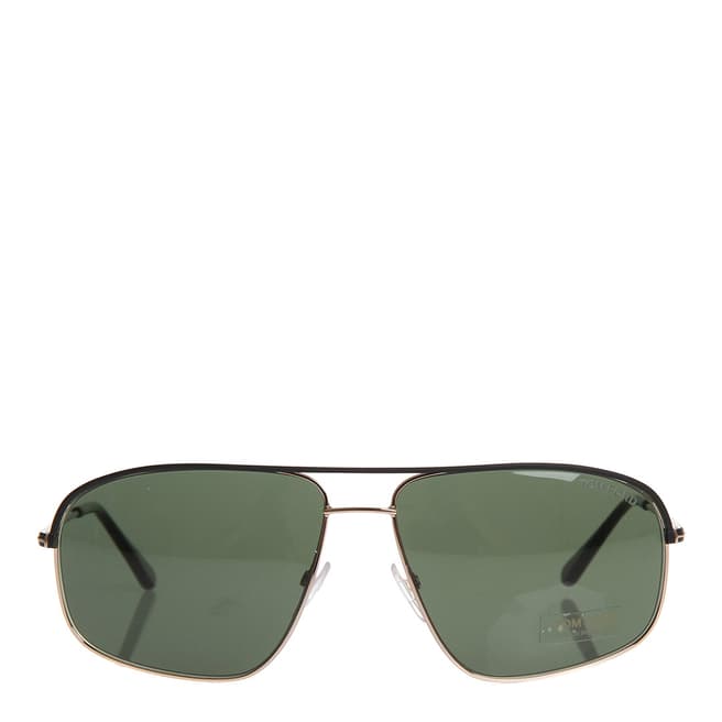 Tom Ford Men's Ruthenium/Grey Justin Sunglasses 60mm