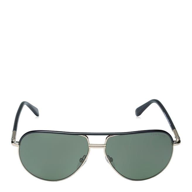 Tom Ford Men's Black Gold / Green Lens Cole Sunglasses 61mm