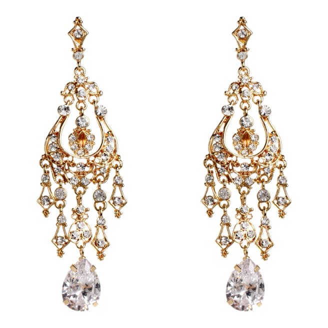Amrita Singh Royal Style Earrings With Austrian Crystal Detailing