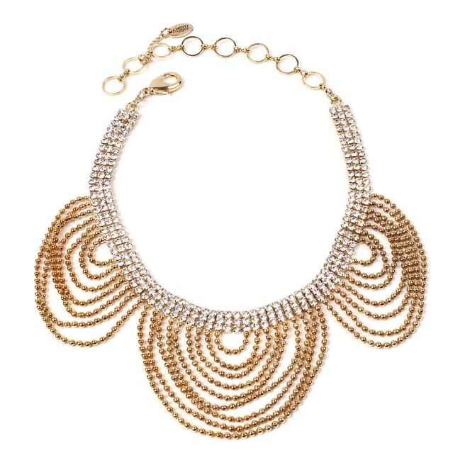 Amrita Singh Gold Scalloped Collar Necklace