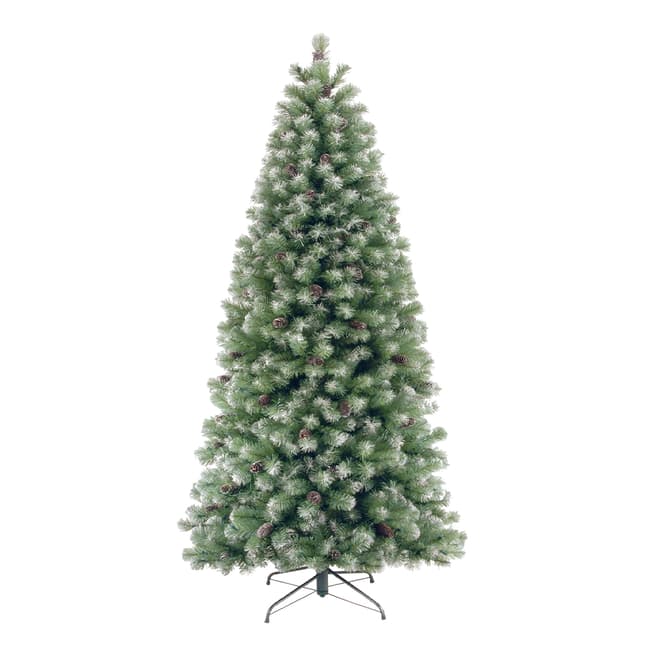 The National Tree Company Lakeland Spruce 7ft Tree with Cones