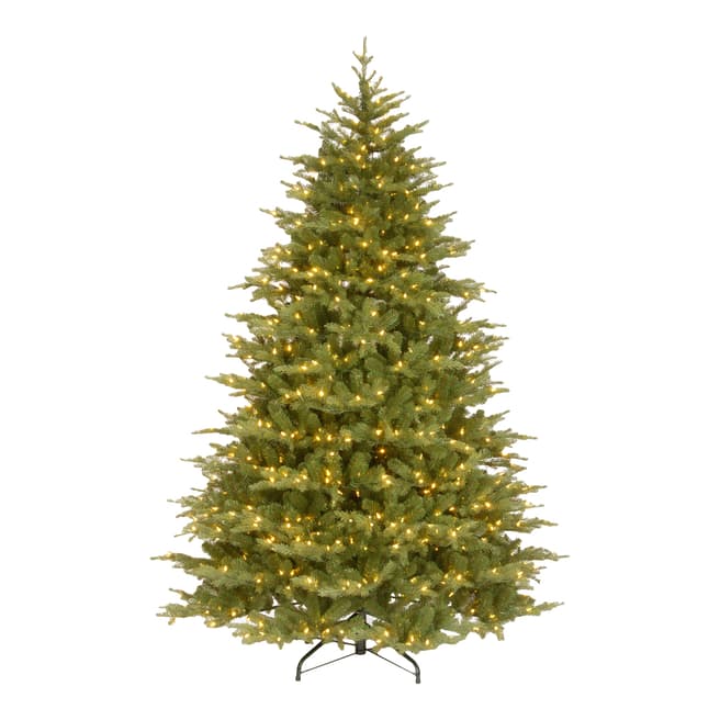 The National Tree Company Huntington Spruce Medium 6.5ft Tree with 650 S/W LED