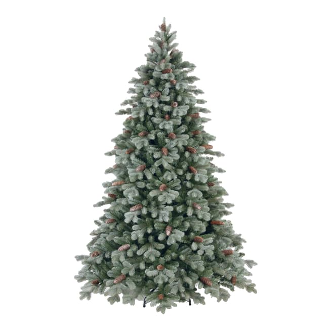 The National Tree Company Frosted Colorado Spruce 6.5ft Tree with Cones