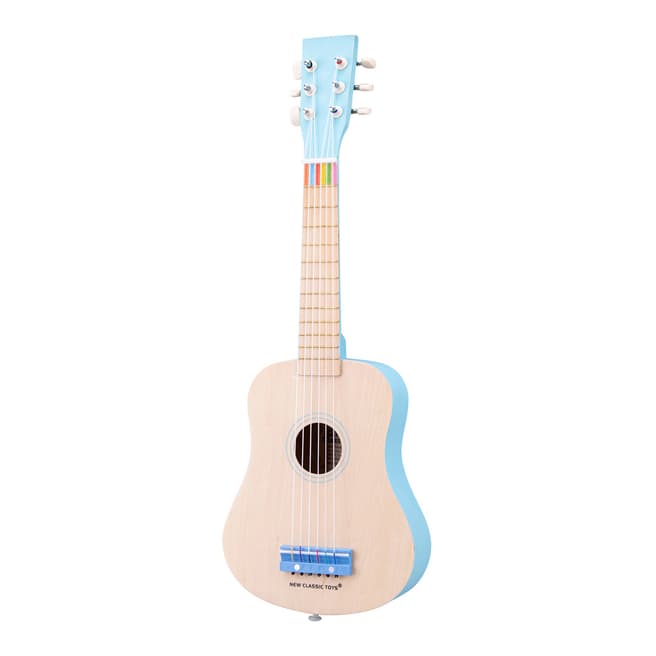 New Classic Toys Natural Blue Guitar Deluxe