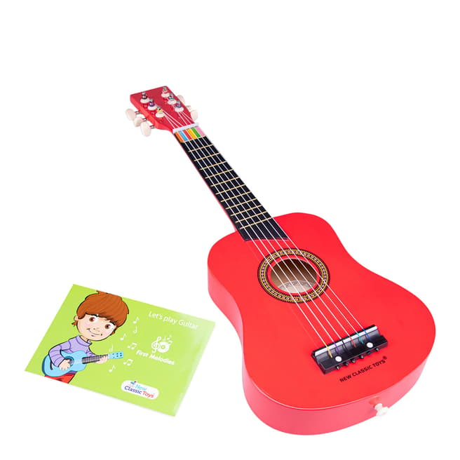New Classic Toys Red Guitar Deluxe
