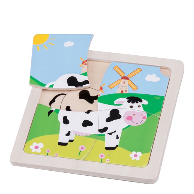 New Classic Toys Cow Mini Puzzle