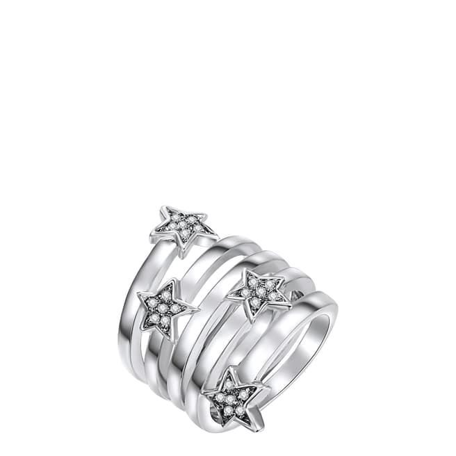 Runway Silver Plated Star Ring