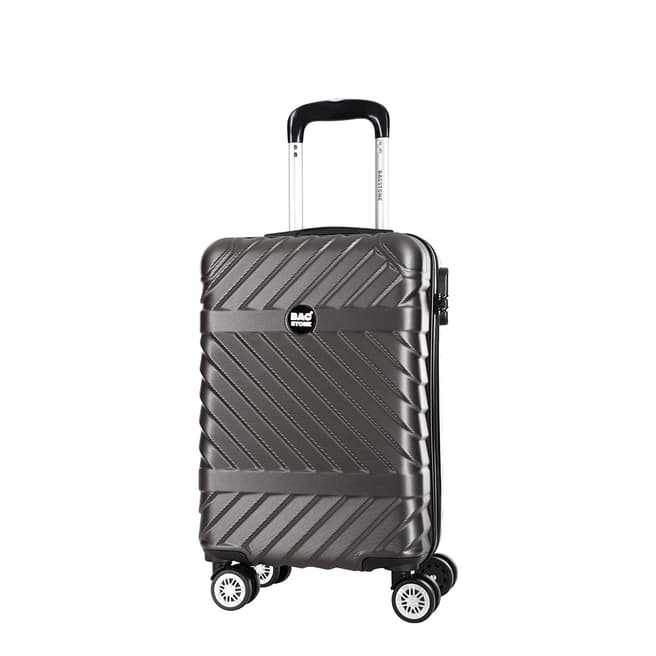 Bagstone Grey 8 Wheel Low Cost Enjoy Suitcase 52cm