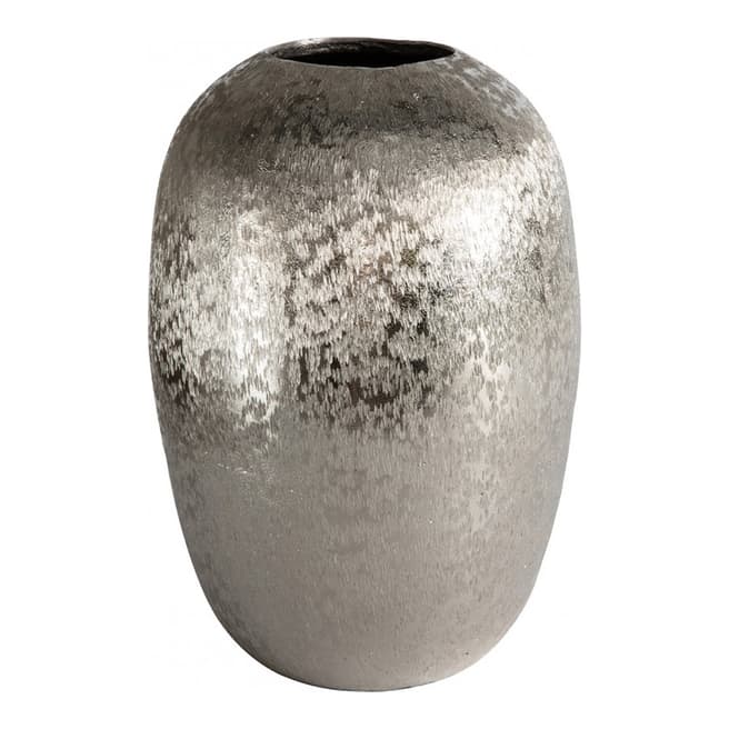 Gallery Living Silver Ostana Ellipse Ball Vase