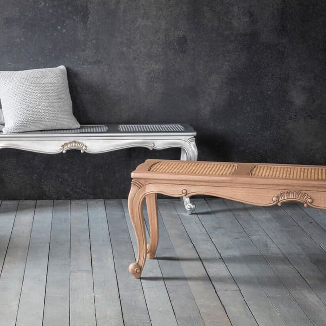 Gallery Living Chic Bench, Weathered
