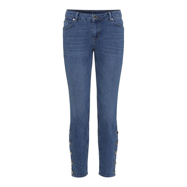 2ND DAY Blue Sally Cropped Picaroon Fashion Jean
