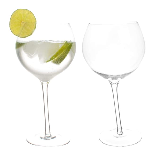 Original Product Set of 2 Bar Bespoke Tipsy Gin Glasses