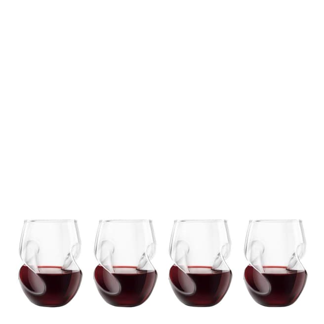 Original Product Final Touch Conundrum Red Wine Glasses Set of 4