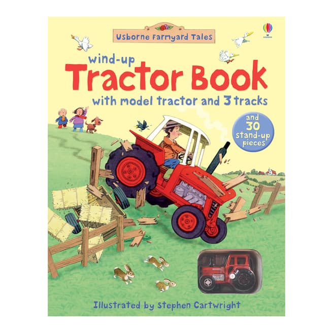 Usborne Books Wind Up Tractor Book