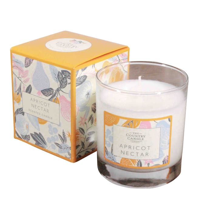 The Country Candle Company Apricot Nectar Fragrant Orchard Candle in Glass with Gift Box