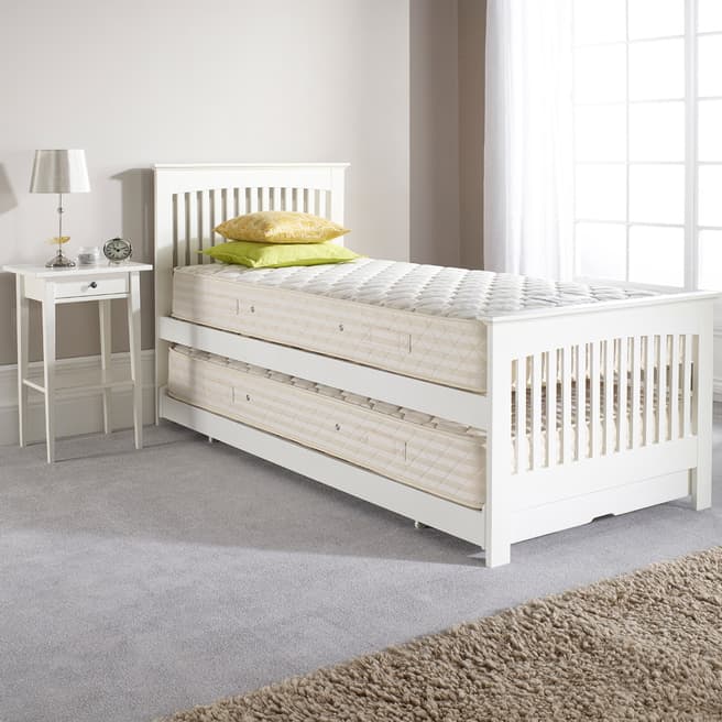 Relyon Duo Guest Bed Bundle, White