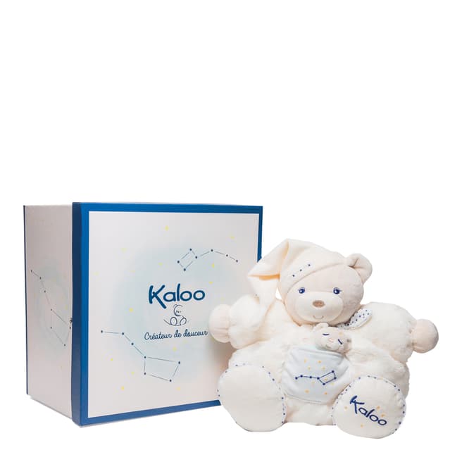 Kaloo Large Off White Chubby Bear and Baby