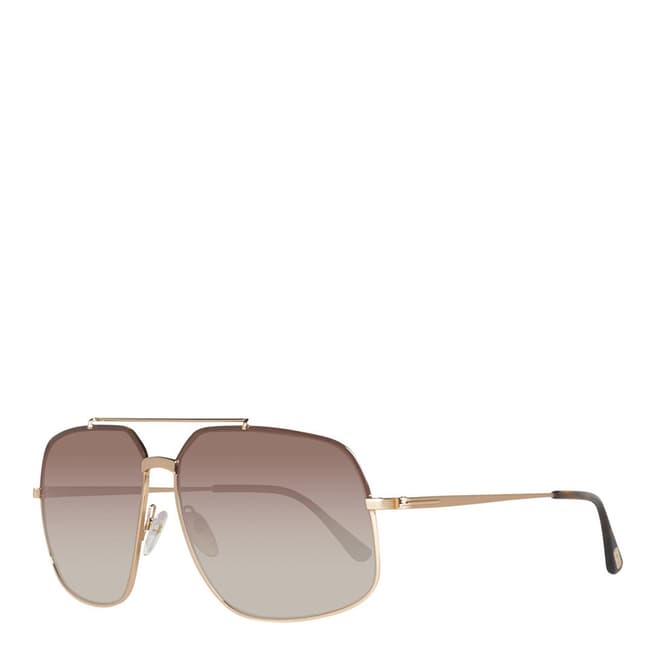 Tom Ford Women's Gold/Black Tom Ford Sunglasses 60mm