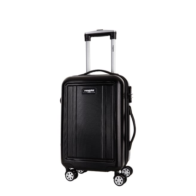 Renoma Black Newman 8 Wheeled Suitcase 50cm