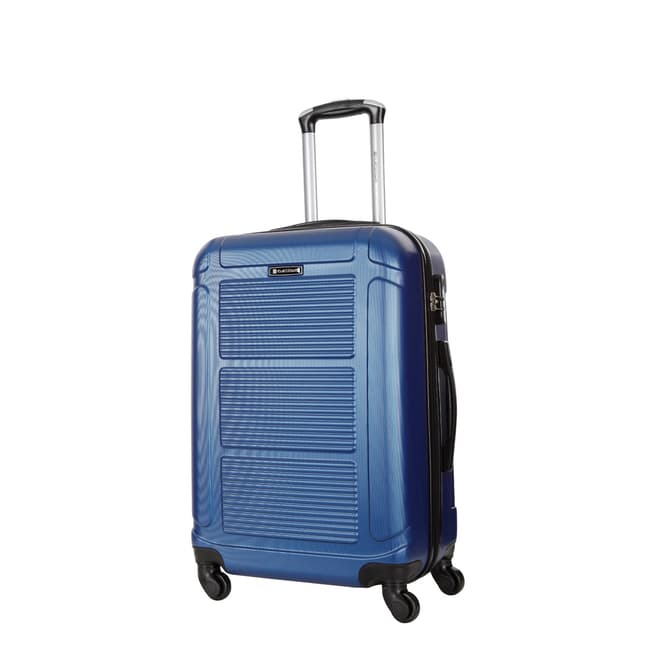 Platinium Blue Basildon 4 Wheeled Suitcase 50cm