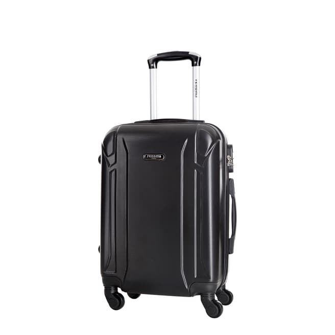 Renoma Black Levy 4 Wheeled Suitcase 50cm